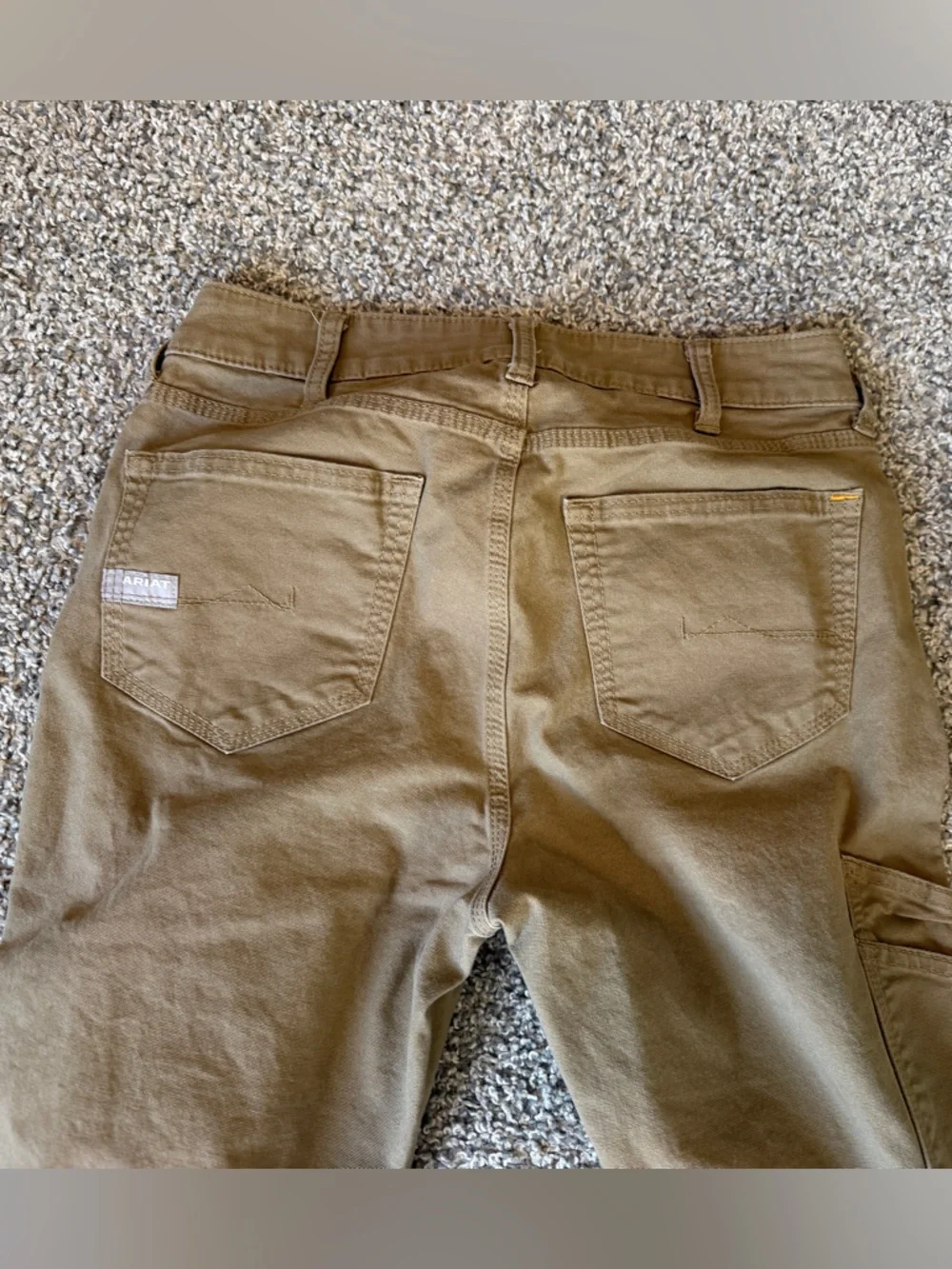 Ariat Brown Cargo Work Pants with Utility Pocket - Picture 1 of 16